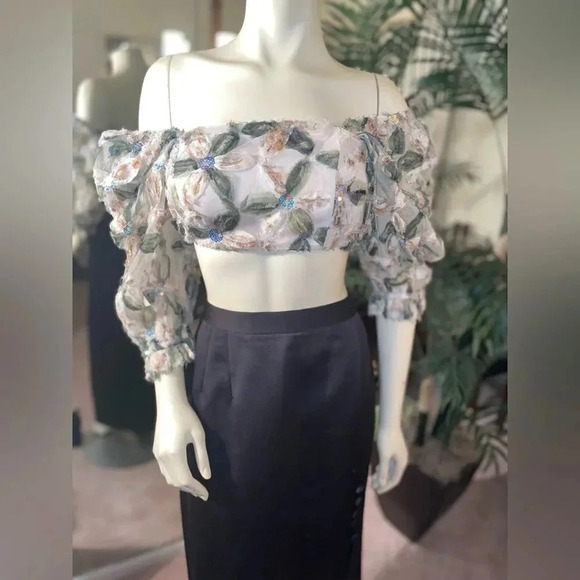 - PLUS SIZE ALEX EVENINGS BLACK FRONTSPLIT SKIRT ZIP & ELASTICBACK SIZE 16 - Picture 8 of 16